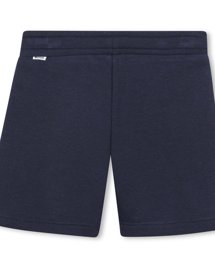 Kids Atelier-Boss-Navy Logo Shorts