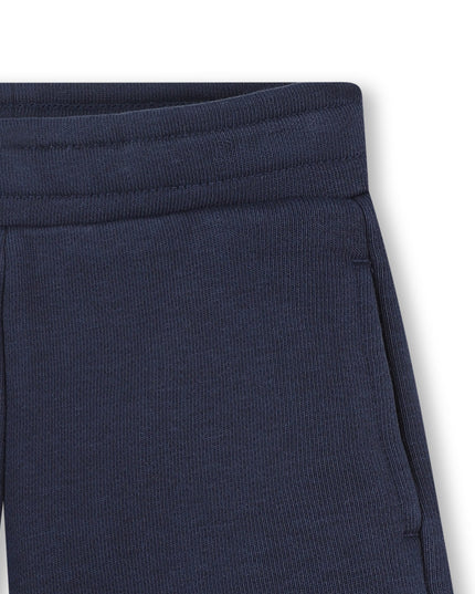 Kids Atelier-Boss-Navy Logo Shorts