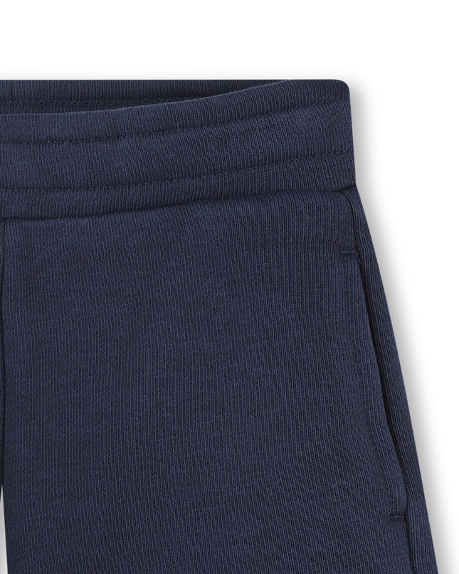 Kids Atelier-Boss-Navy Logo Shorts