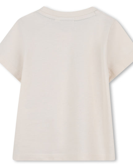 Kids Atelier-Boss-Sand Short Sleeve Logo T-Shirt