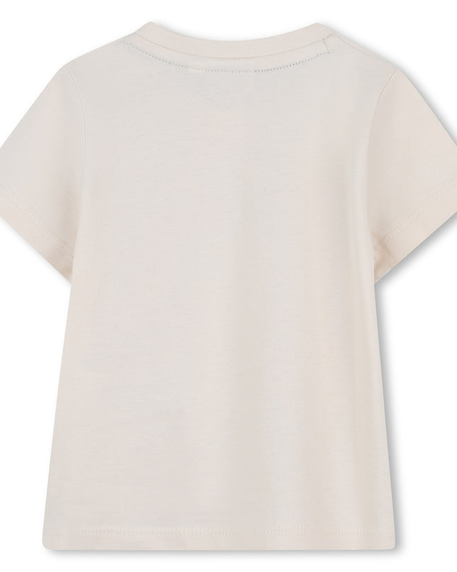 Kids Atelier-Boss-Sand Short Sleeve Logo T-Shirt