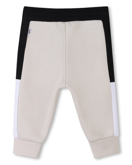 Kids Atelier-Boss-Sand Colorblock Jacket & Trousers Set