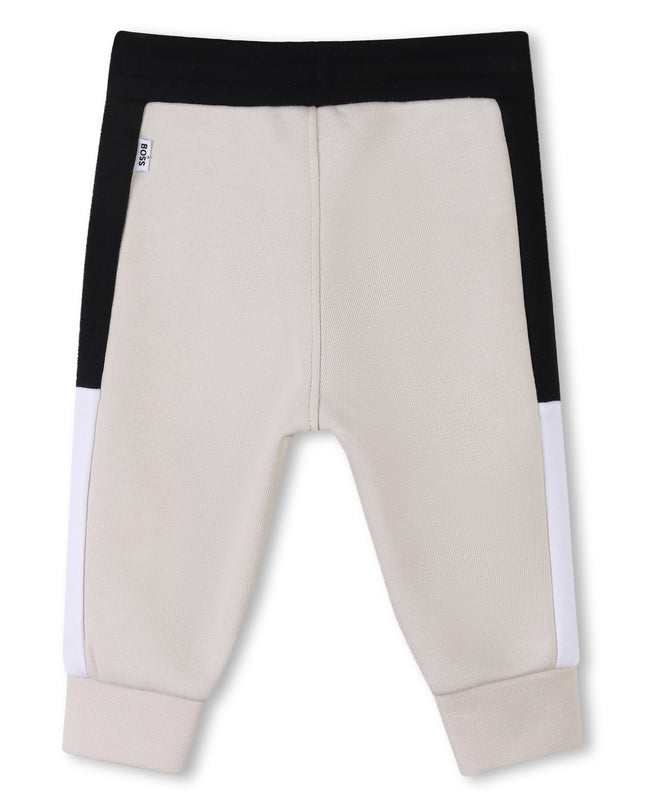 Kids Atelier-Boss-Sand Colorblock Jacket & Trousers Set