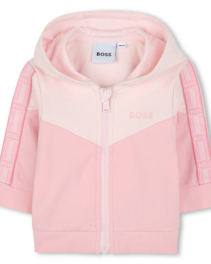 Kids Atelier-Boss-Pink 3 Piece Work-Out Outfit Set