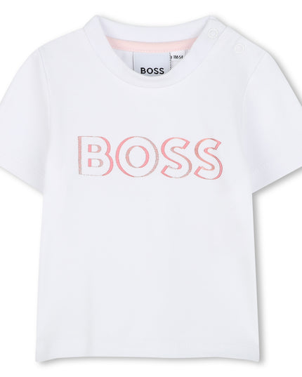 Kids Atelier-Boss-Pink 3 Piece Work-Out Outfit Set