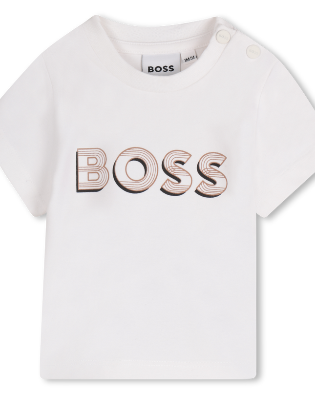 Kids Atelier-Boss-Cookie Logo T-Shirt