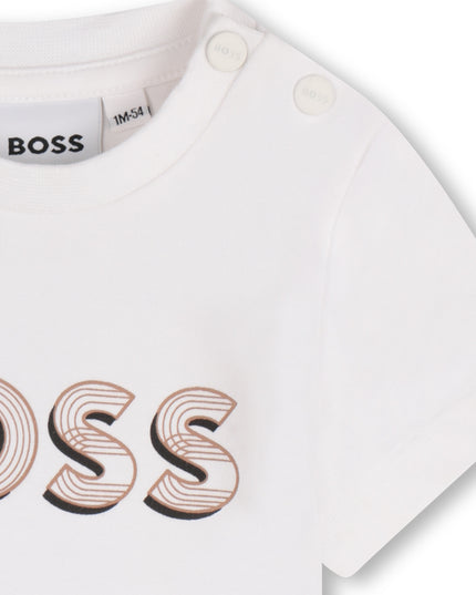 Kids Atelier-Boss-Cookie Logo T-Shirt