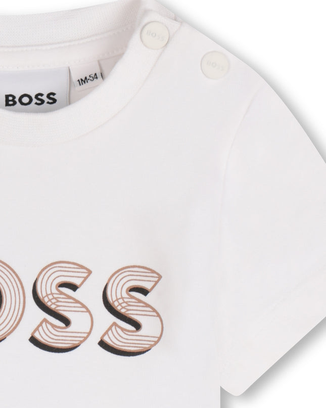 Kids Atelier-Boss-Cookie Logo T-Shirt