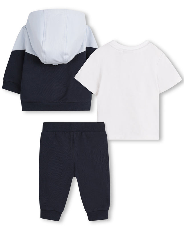 Kids Atelier-Boss-Navy 3 Piece Jogging Set