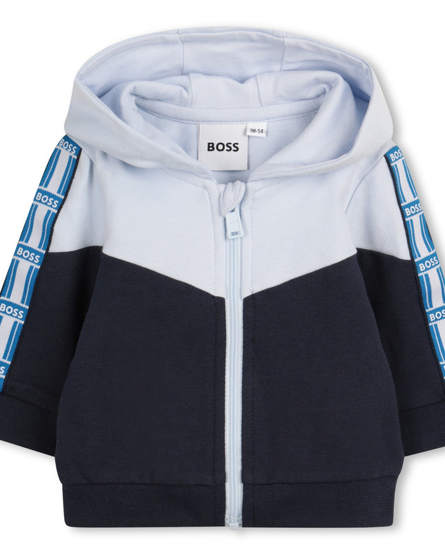 Kids Atelier-Boss-Navy 3 Piece Jogging Set