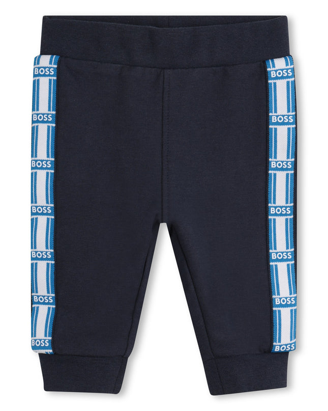 Kids Atelier-Boss-Navy 3 Piece Jogging Set
