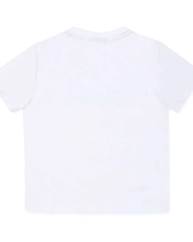 Kids Atelier-Boss-Stone Logo Dungarees Set