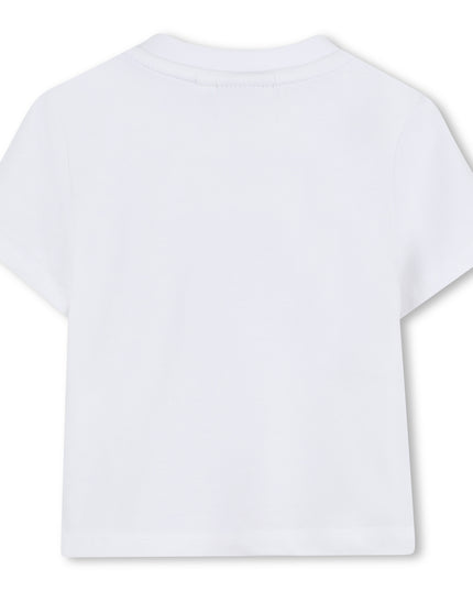 Kids Atelier-Boss-White Cat-Bear Shorts Set