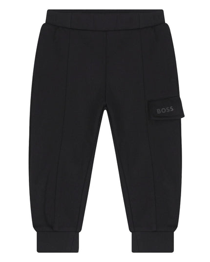 Kids Atelier-Boss-Boys Black Trousers