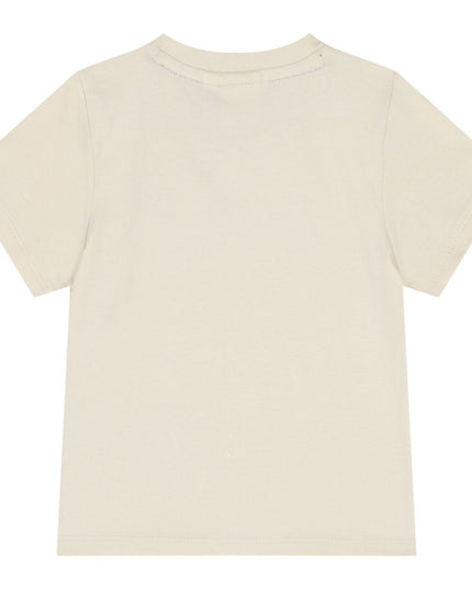 Kids Atelier-Boss-Cream Short Sleeve T-Shirt