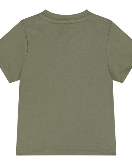 Kids Atelier-Boss-Boys Green Logo T-Shirt