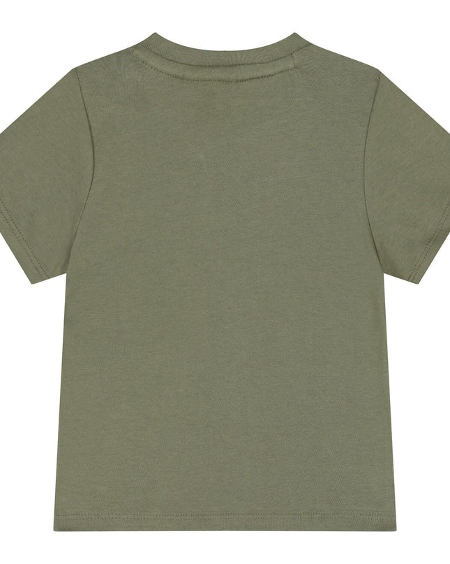 Kids Atelier-Boss-Boys Green Logo T-Shirt