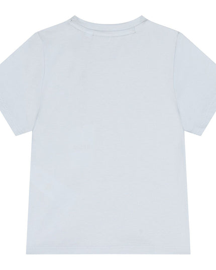 Kids atelier-Boss-Pale Blue Short Sleeves T-Shirt