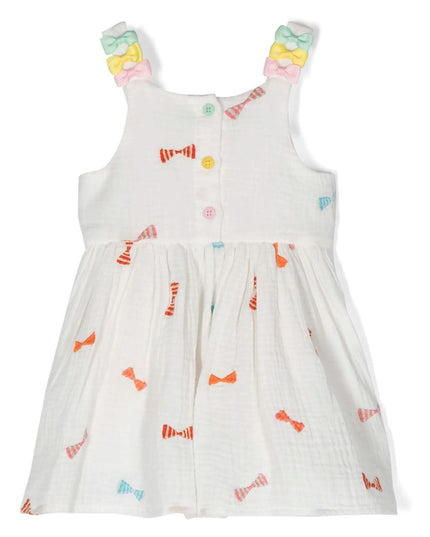 stella-White Embroidered Bow Dress Set-tu1232-z1593-101em