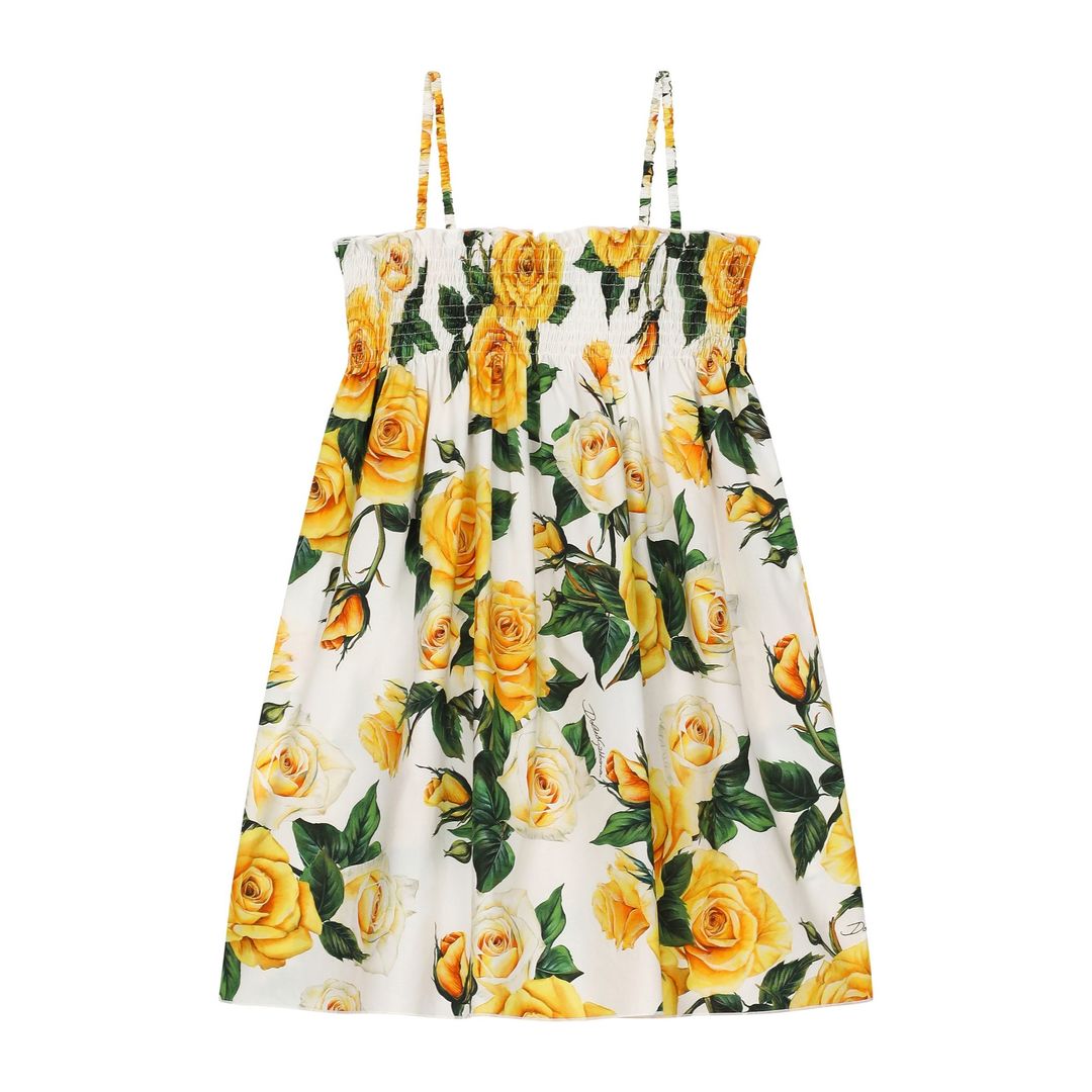 dg-l52da6-hs5qr-ha3vo-Yellow Rose Print Cotton Dress