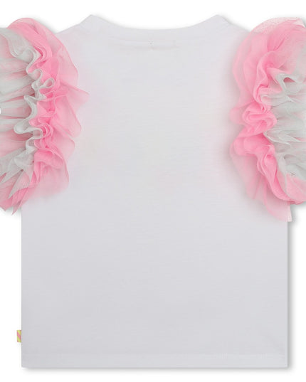 billieblush-u20356-10p-kg-White "Sweety" T-Shirt