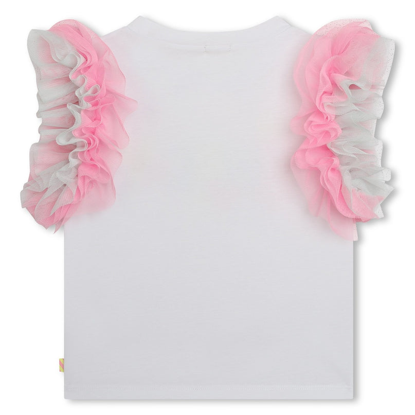 billieblush-u20356-10p-kg-White "Sweety" T-Shirt
