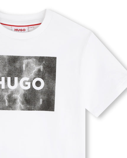 hugo-g00140-10p-kb-White Logo T-Shirt