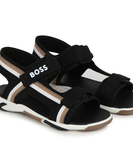 boss-j50851-09b-kb-Black Logo Sandals