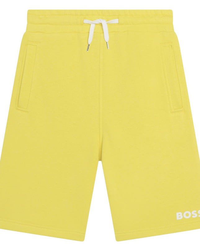 boss-j50680-508-kb-Yellow Logo Shorts