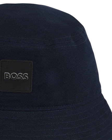 Navy Box Logo Bucket Hat