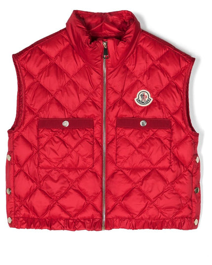 moncler-j1-954-1a000-43-595fe-448-Red Garonna Quilted Down Gilet