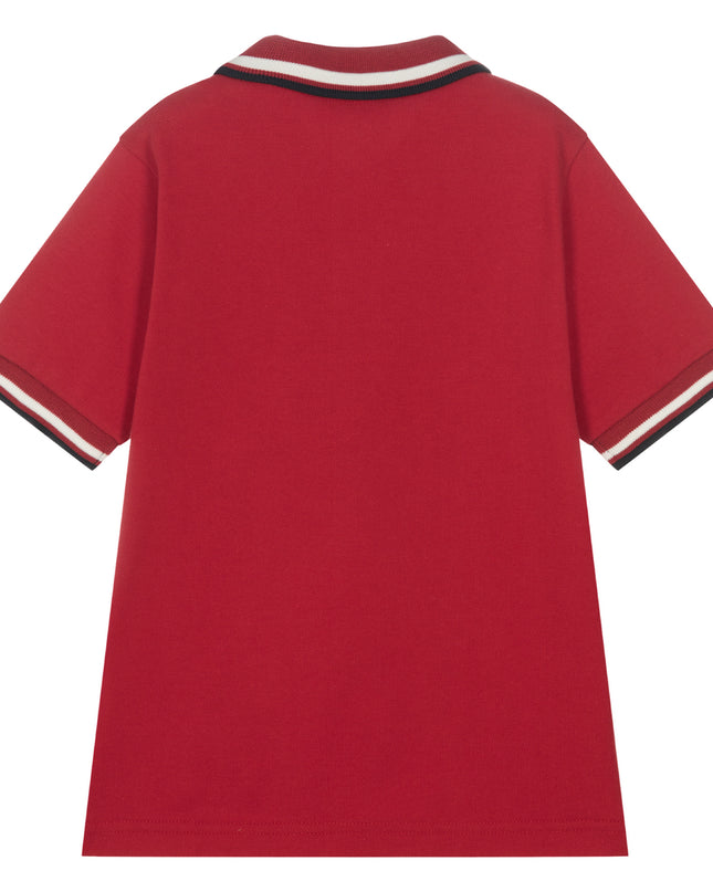moncler-j1-954-8a000-12-8496w-456-Red Logo Polo