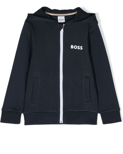 boss-j50700-849-kb-Navy Zip Up Hoodie