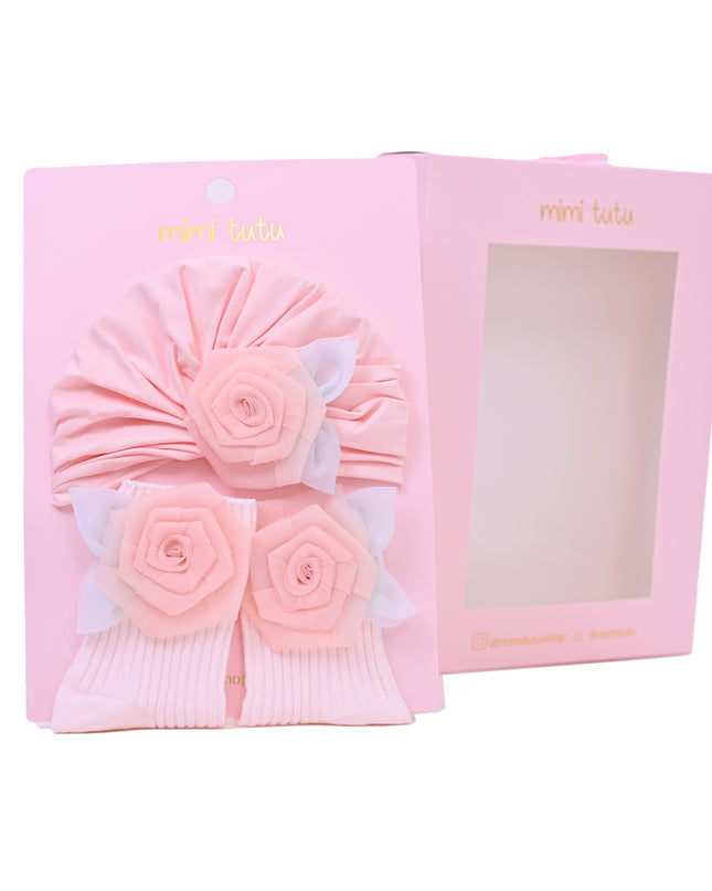 Pink Pastel Rose Gift Set