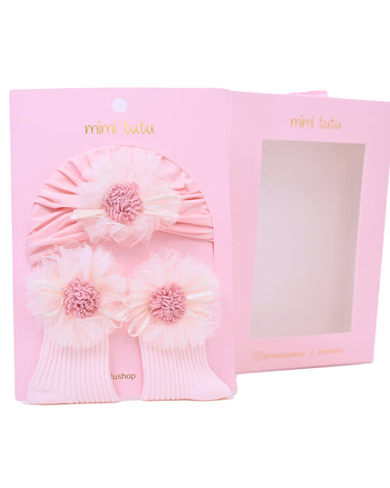 Pink Flower Ivory Petal Gift Set