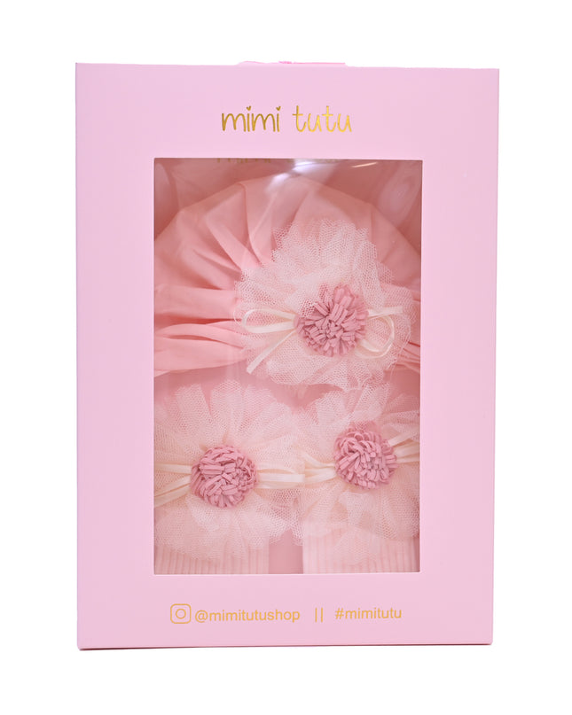 Pink Flower Ivory Petal Gift Set
