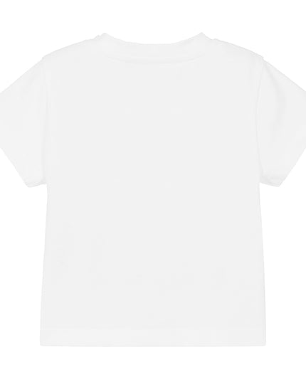 BALMAIN-LOGO SS T-SHIRT-6R8551-Z0738-100NE-WHITE