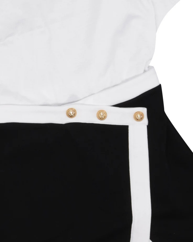 Kids Atelier-Balmain-Look Dress  Wrap Skirt