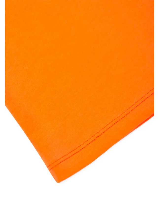 Kids Atelier-Balmain-Orange Logoed T-Shirt