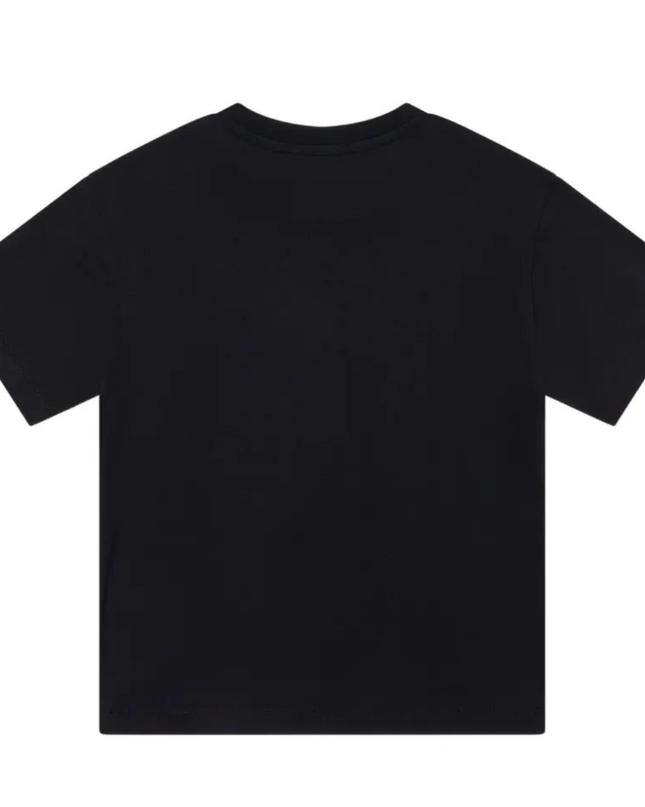Kids Atelier-Balmain-Oversized Short Sleeve T-Shirt With Logo Print