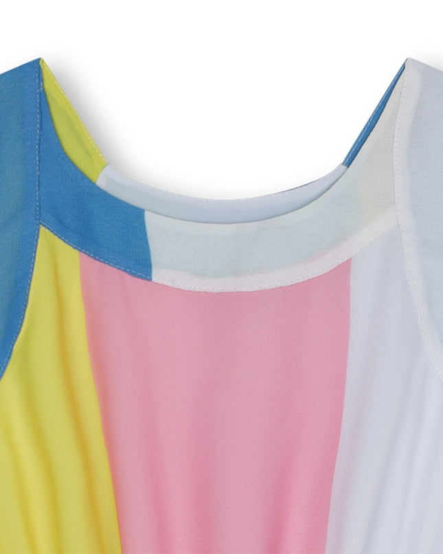 billieblush-u20016-10p-kg-Multicolor Striped Dress