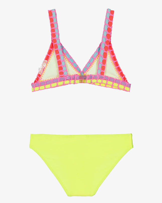 billieblush-u20055-599-kg-Yellow Crochet Trim Bikini