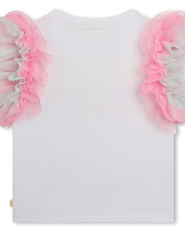 billieblush-u20356-10p-kg-White "Sweety" T-Shirt