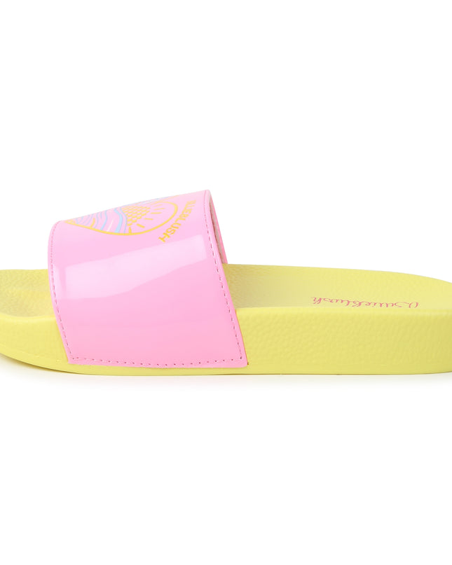 billieblush-u20396-599-kg-Yellow & Pink Flip-Flops