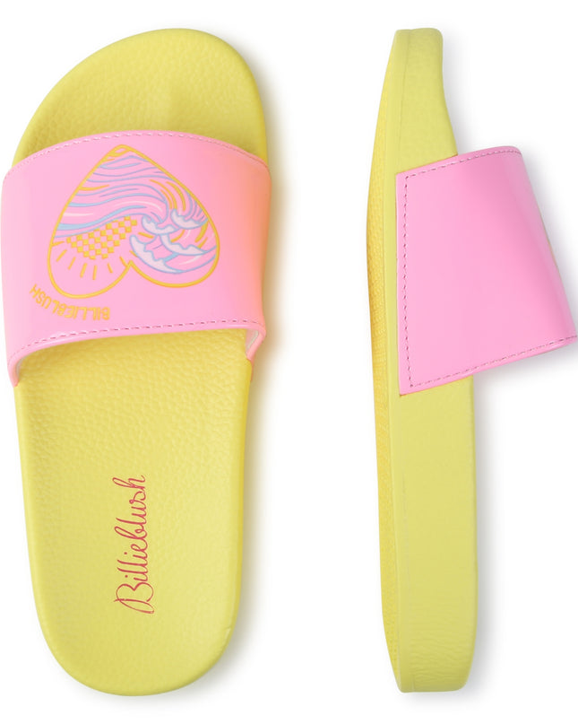 billieblush-u20396-599-kg-Yellow & Pink Flip-Flops