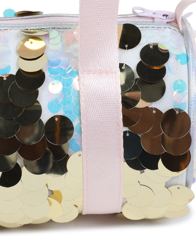 Gold Sequin Sac De Bowling Bag