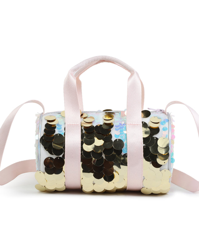 Gold Sequin Sac De Bowling Bag