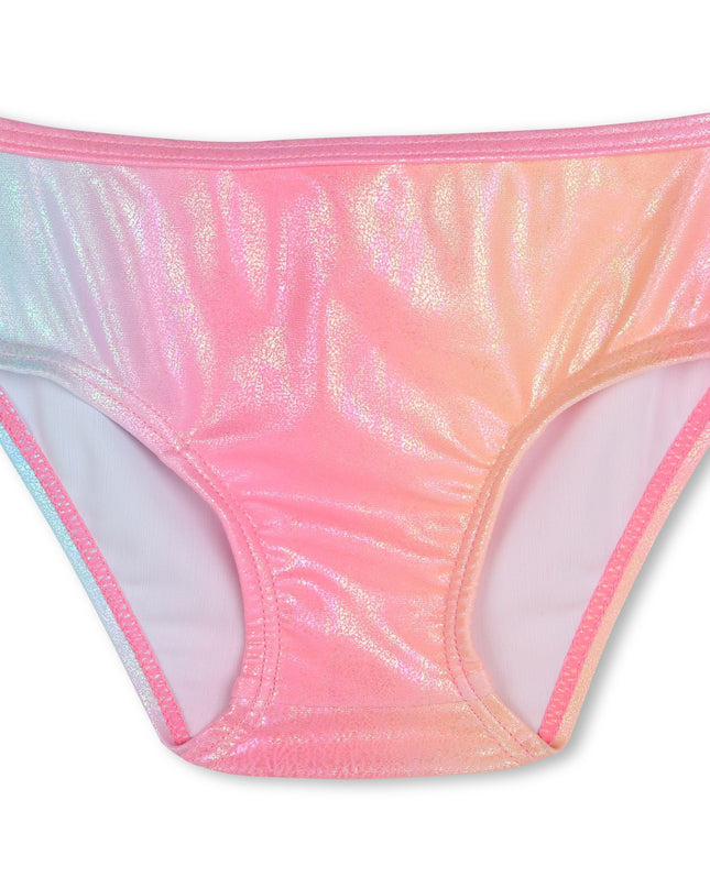 Multicolor Ombre Bow Bikini