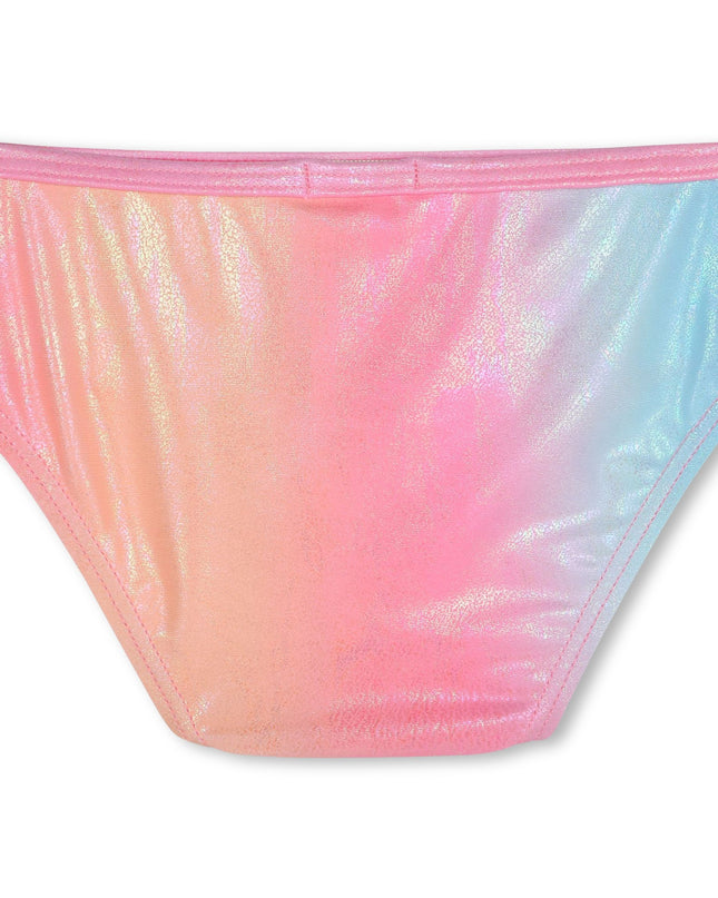 Multicolor Ombre Bow Bikini