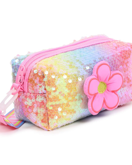Pink Rainbow Sequin Flower Case